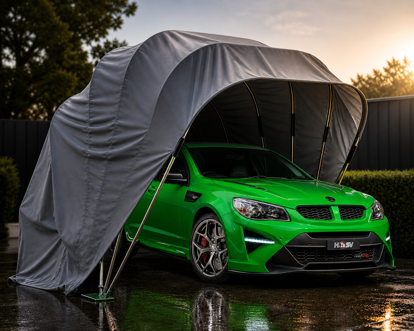Retractable Outdoor Car Shelter